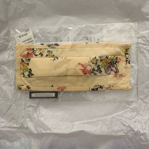 Coach Unicorn Face Mask Yellow Floral